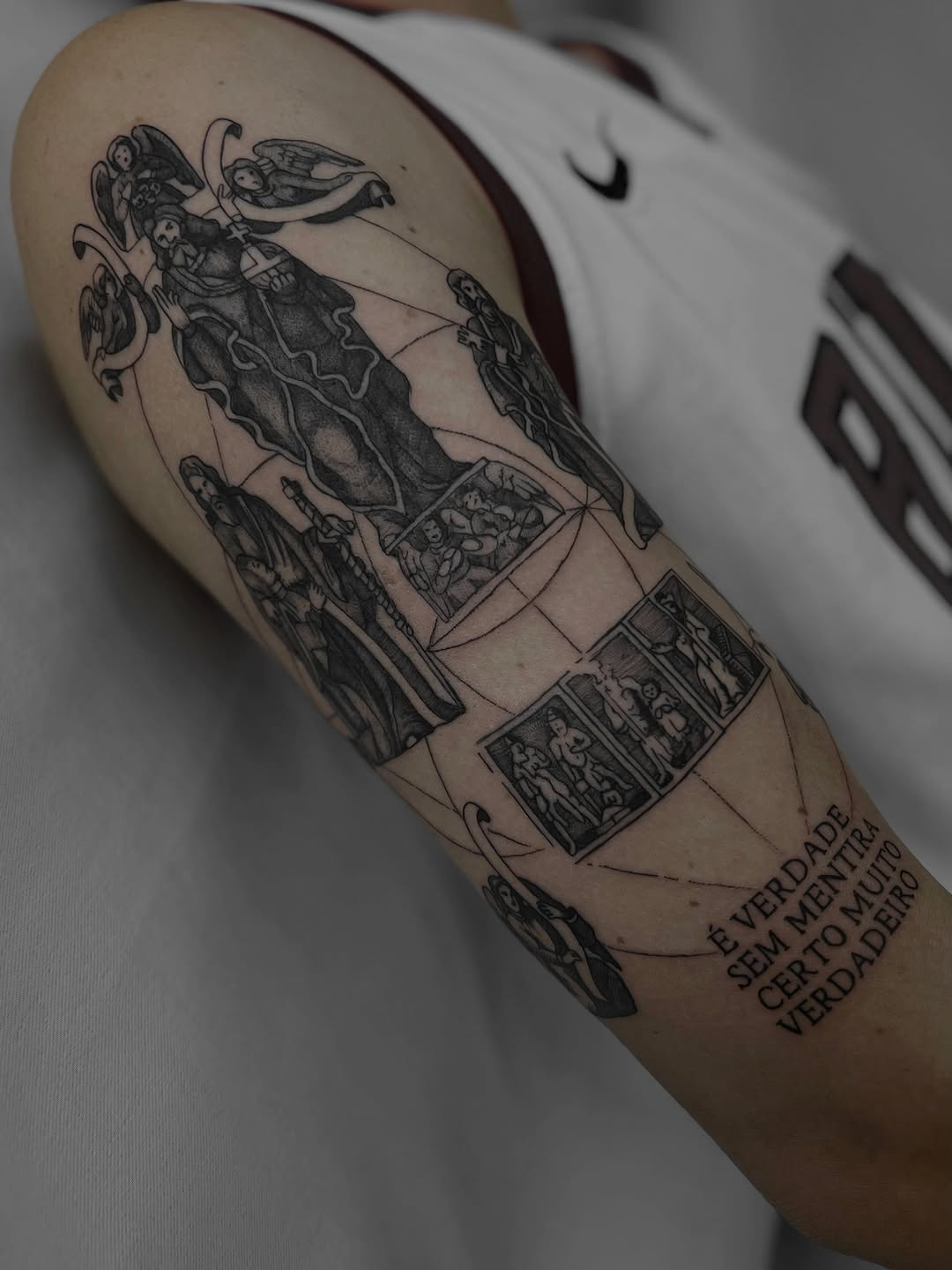 Tattoo by @azevtattoo — black_and_grey, illustrative