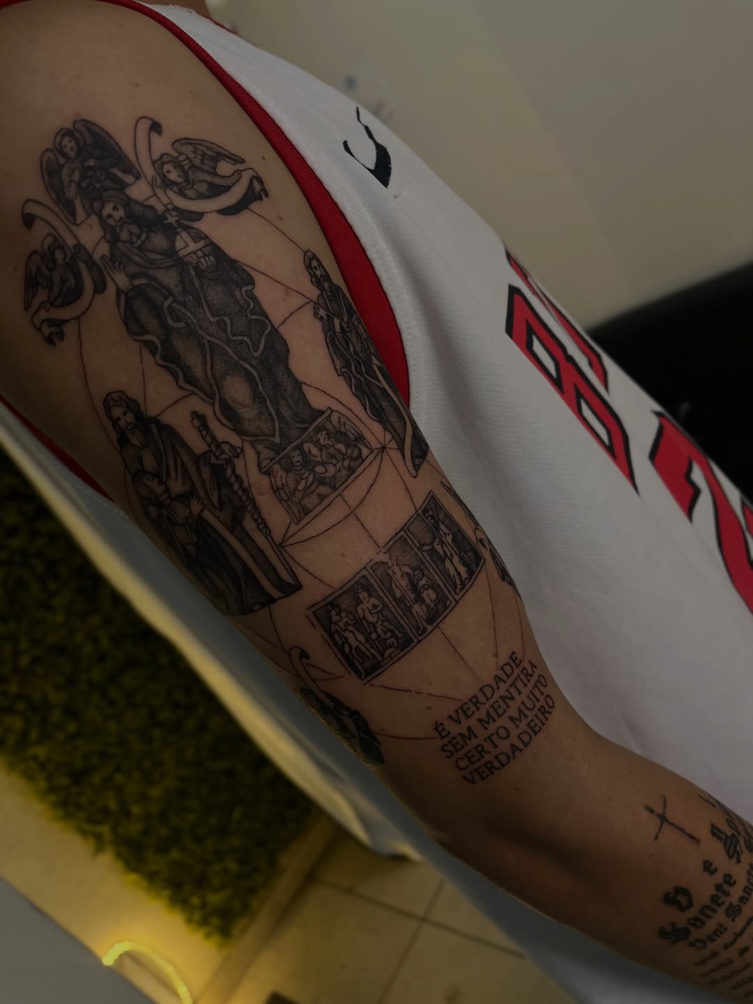 Tattoo by @azevtattoo — black_and_grey, realism