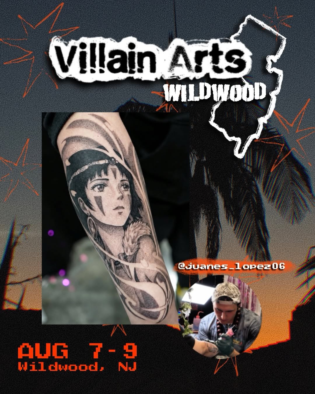 Tattoo by @solrugama — anime, dotwork