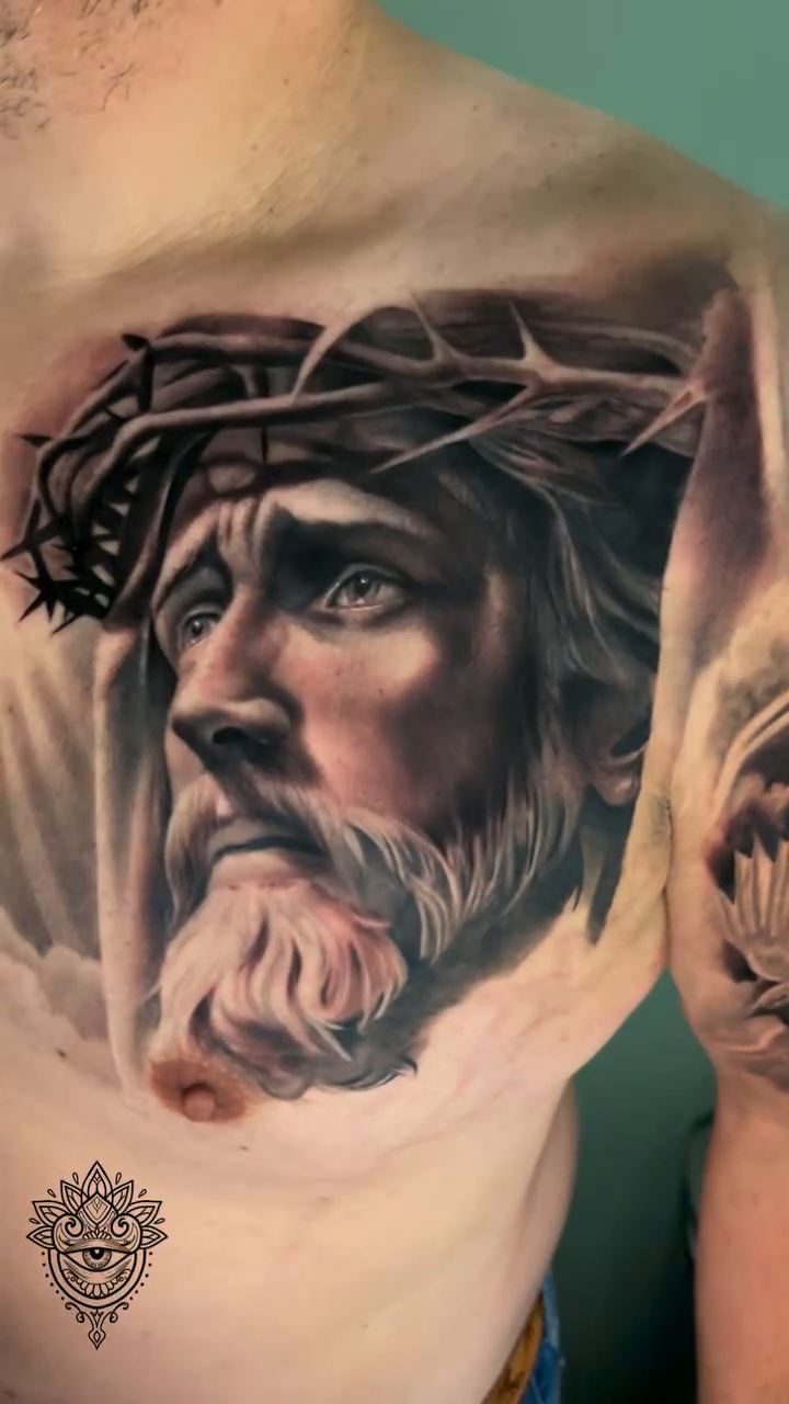 Tattoo by @art_by_quindeelmitchell — realism, black_and_grey