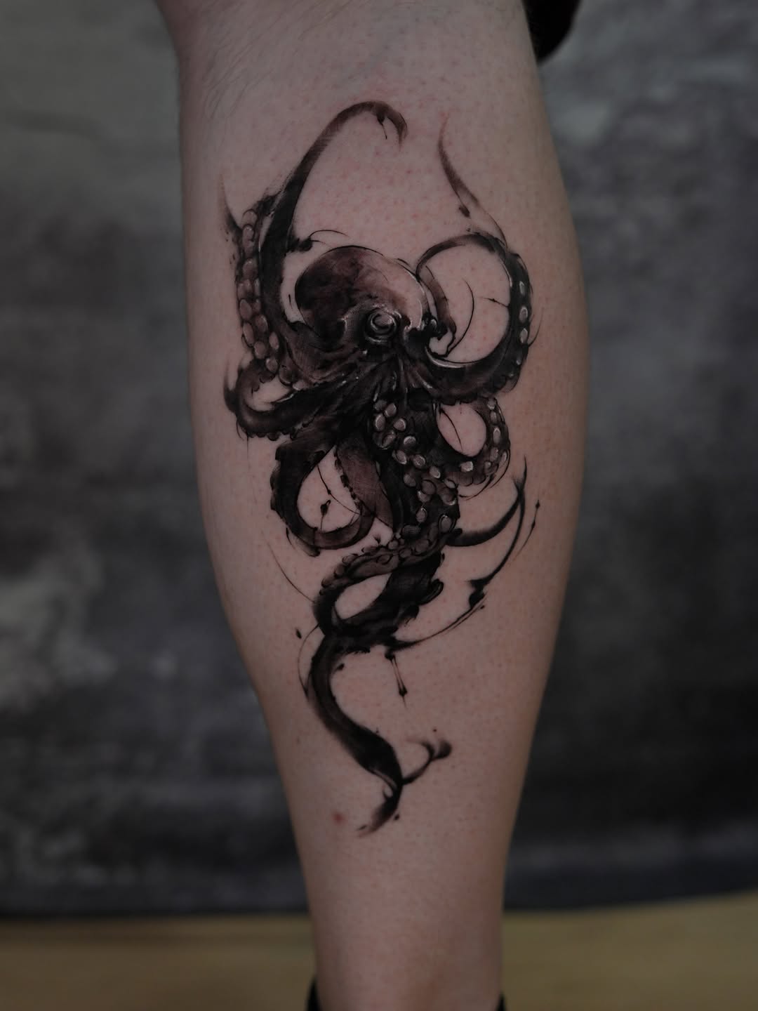 Tattoo by @mr.yang_tattoo โ black_and_grey, illustrative