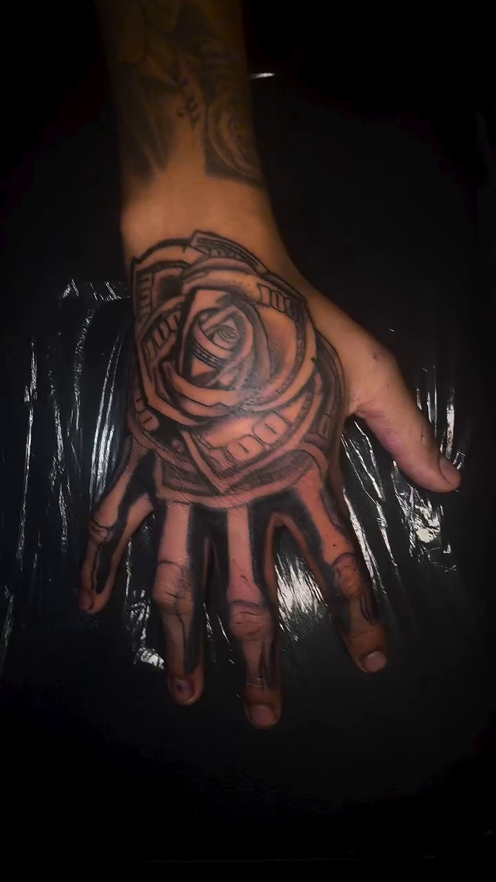 Tattoo by @tatsbycomet — black_and_grey, realism