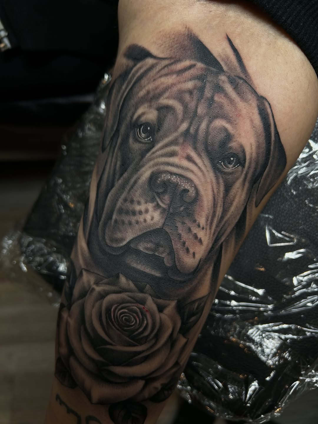 Tattoo by @jaytattoo405 — realism, black_and_grey
