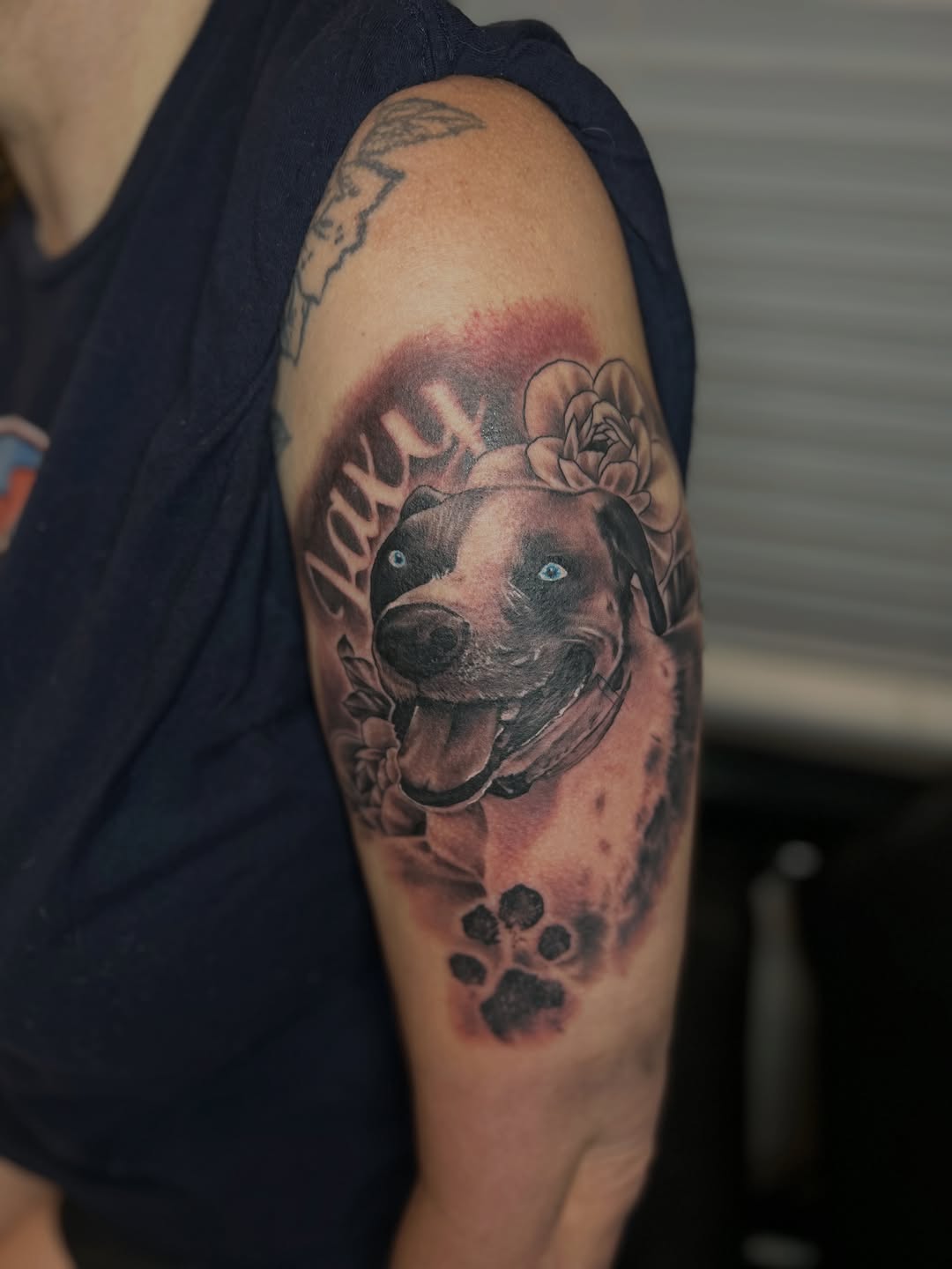 Tattoo by @jaytattoo405 — realism, black_and_grey