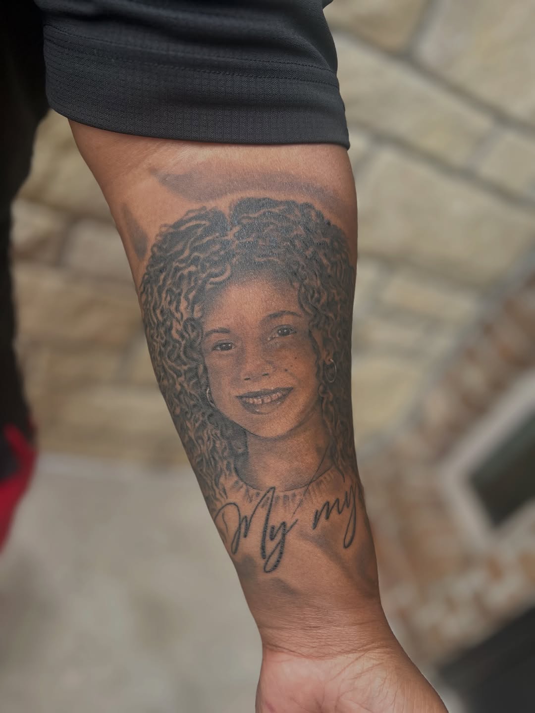 Tattoo by @jaytattoo405 — realism, lettering_script