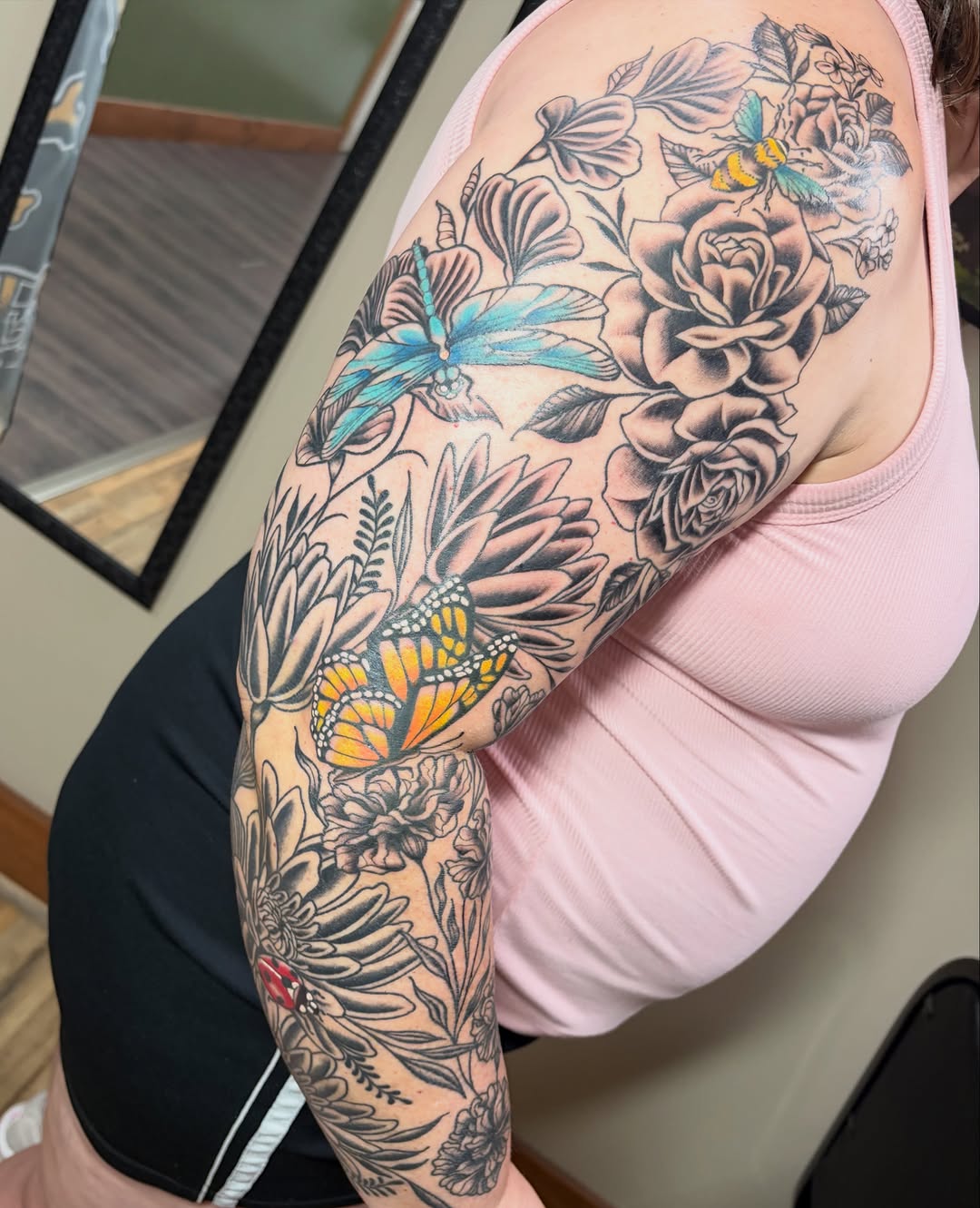 Tattoo by @juniper_oshea — black_and_grey, realism