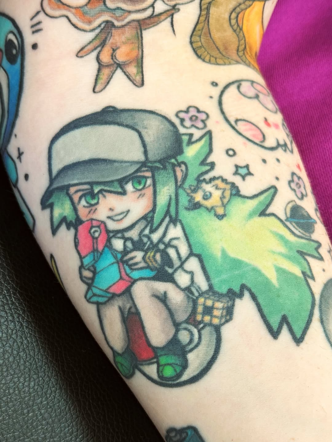 Tattoo by @johanna_tattoos — new_school, anime