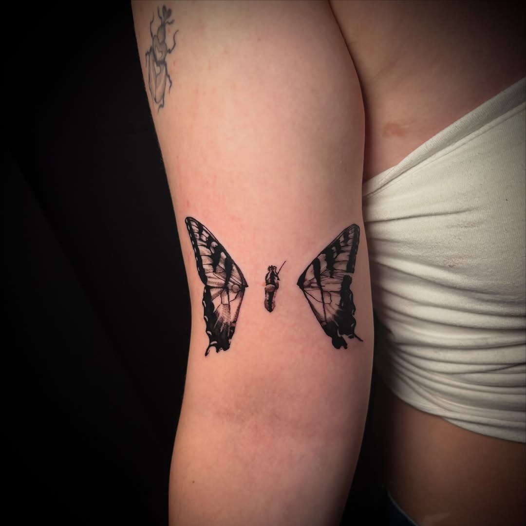 Tattoo by @moonee.ink — realism, black_and_grey