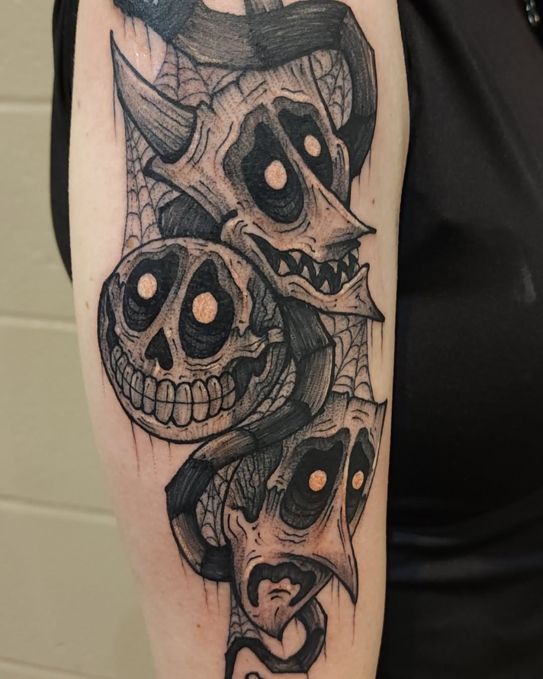 Tattoo by @george_labrada — black_and_grey, illustrative