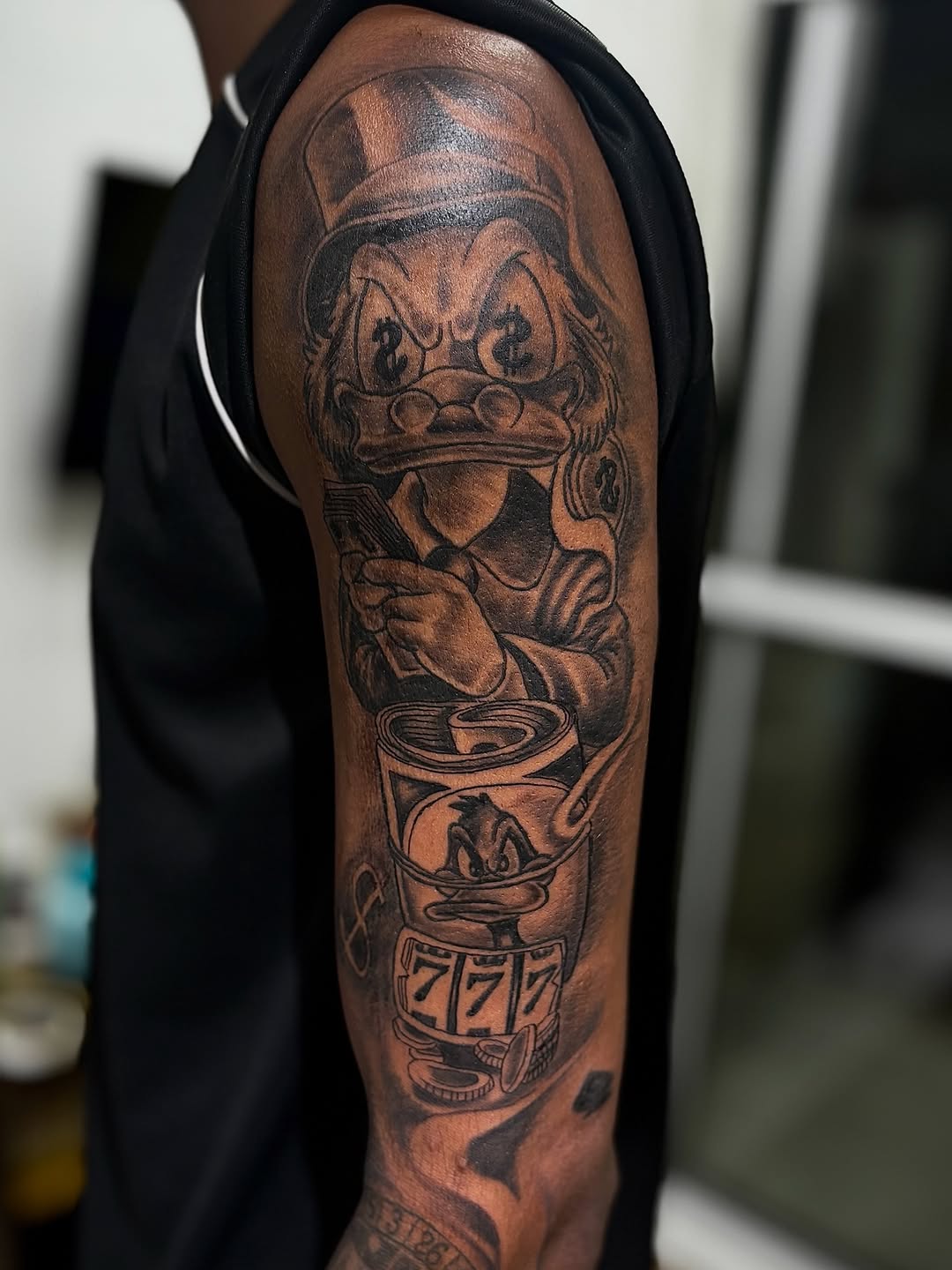 Tattoo by @mauricio_goiss — black_and_grey, realism