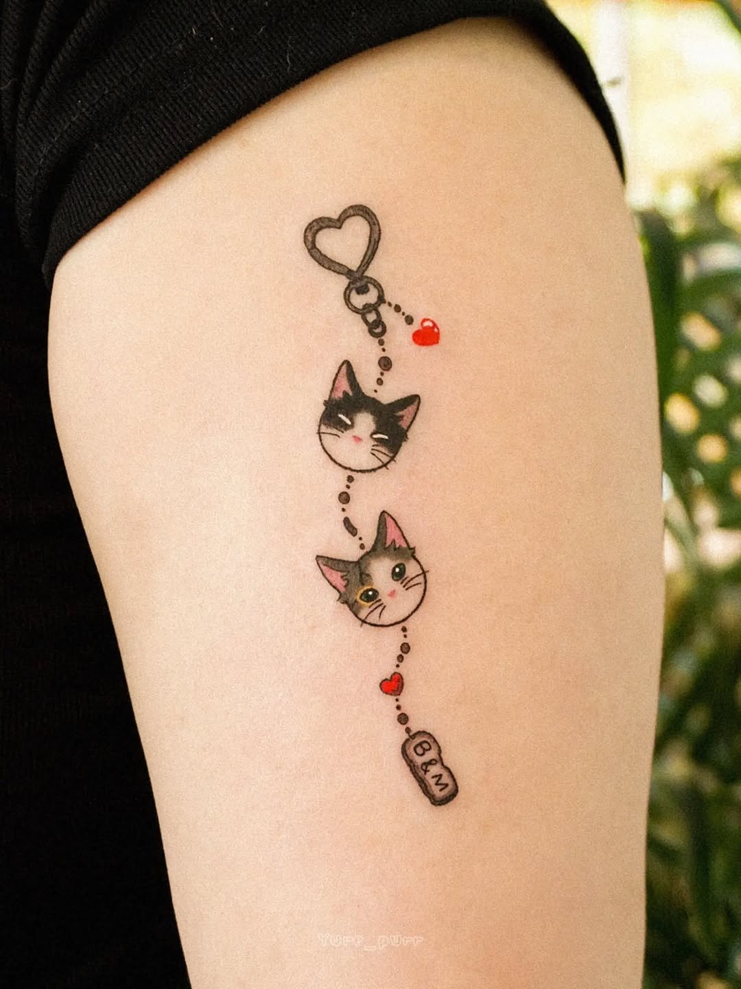 Tattoo by @yure_purr — fine_line, anime