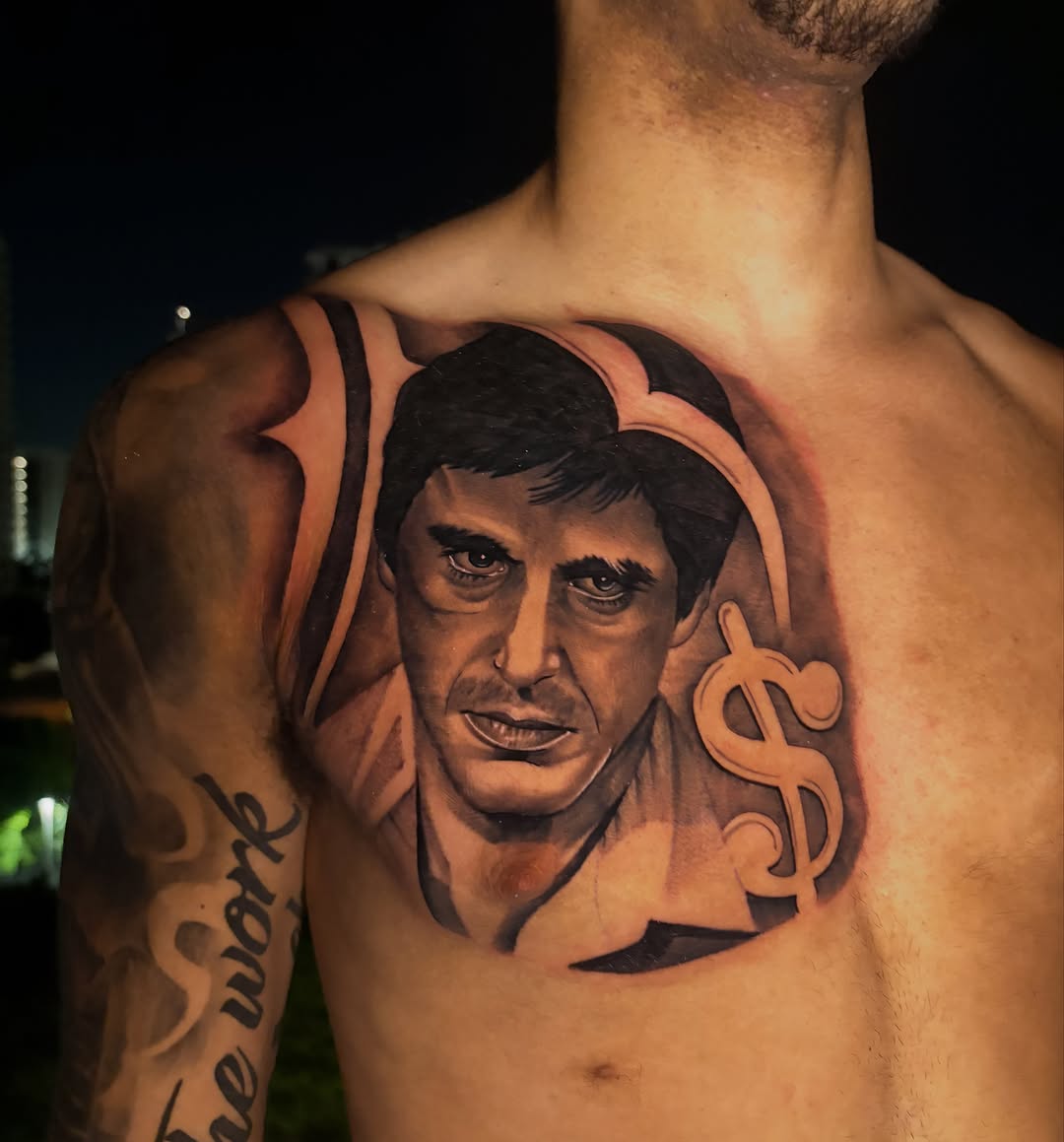Tattoo by @n0face.j — realism, black_and_grey