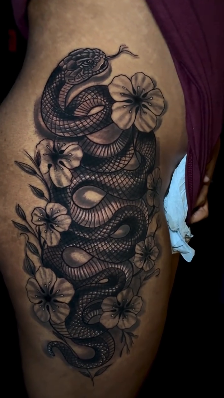 Tattoo by @_dannytats — black_and_grey, realism