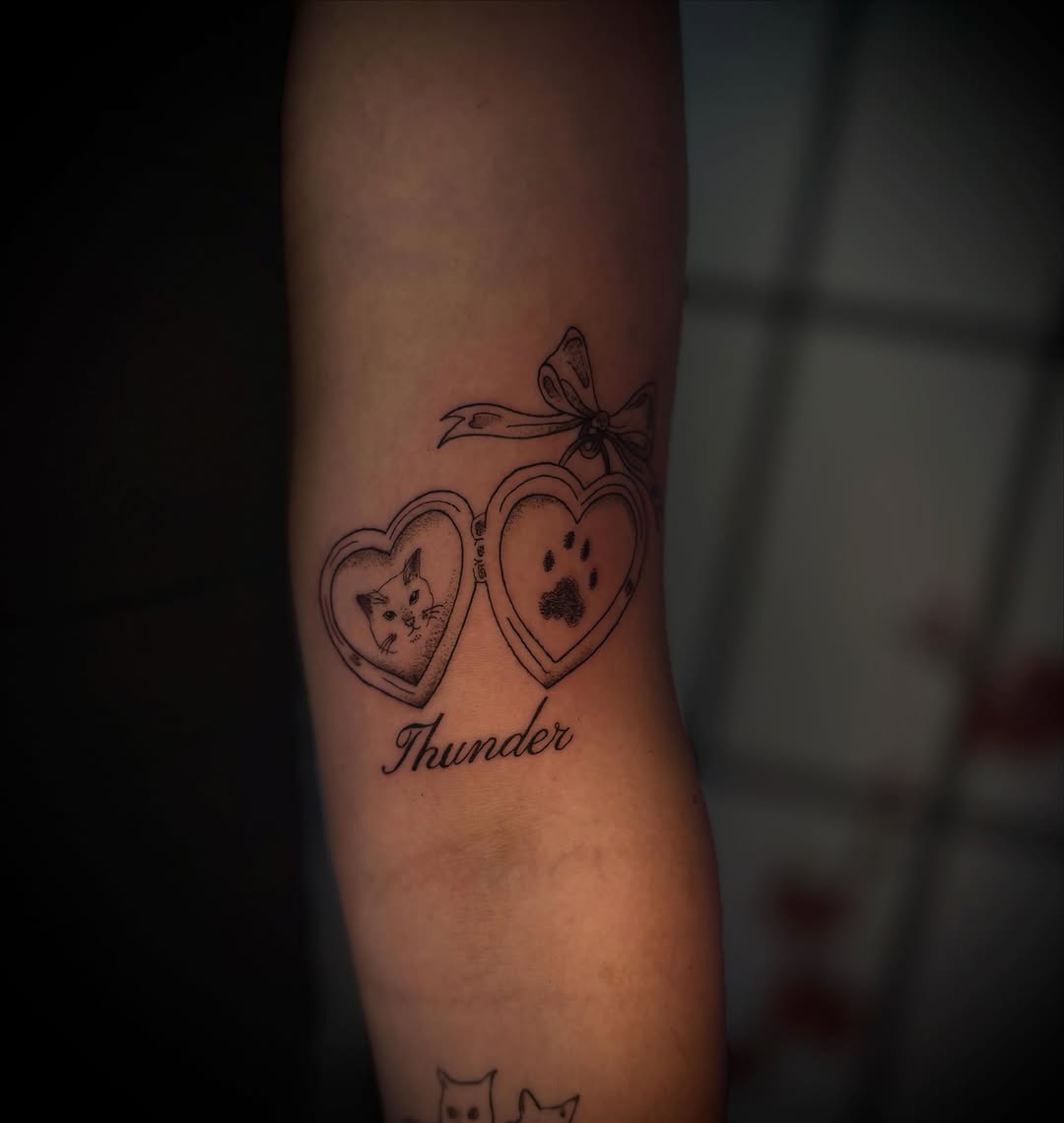 Tattoo by @morbid_studioss — fine_line, lettering_script