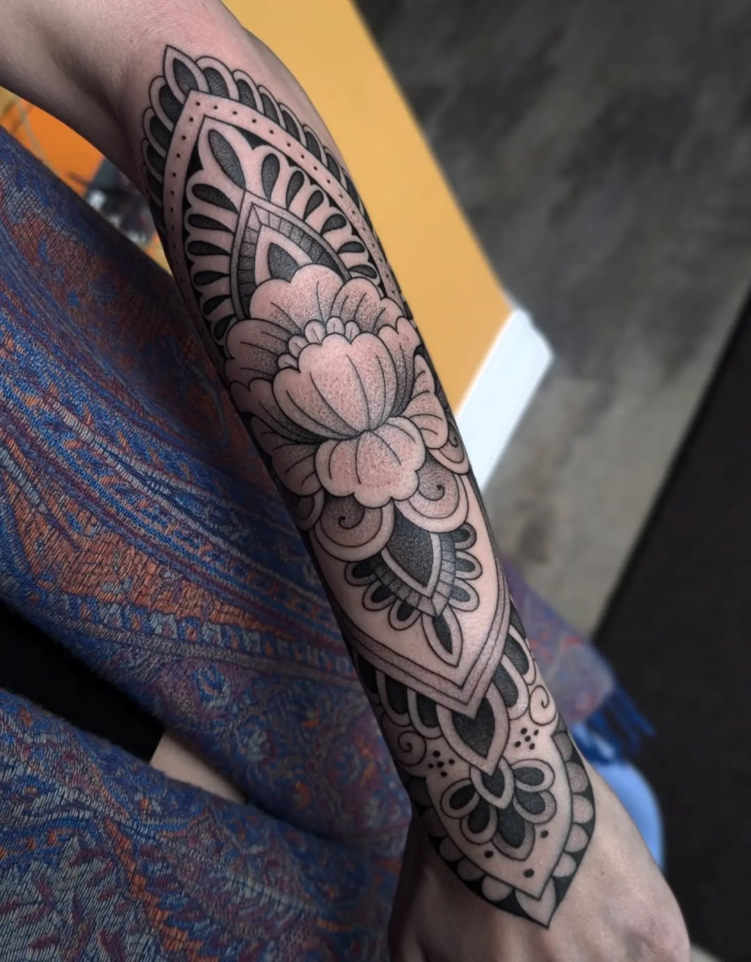 Tattoo by @kattiebaby β geometric, dotwork