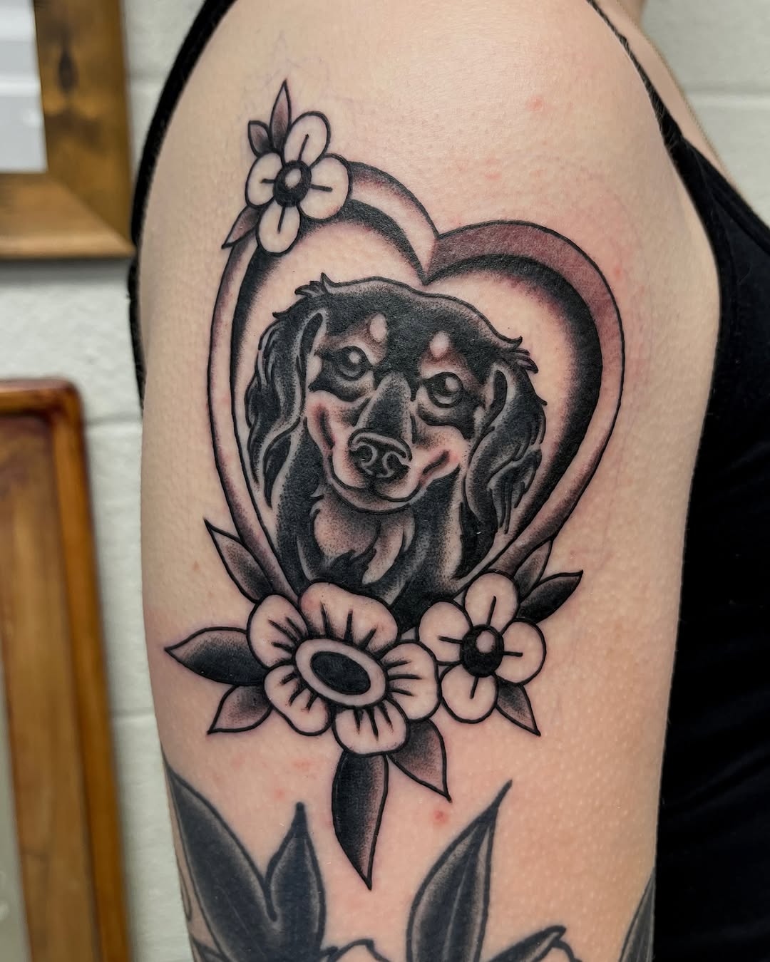 Tattoo by @mac.widow โ american_traditional, black_and_grey