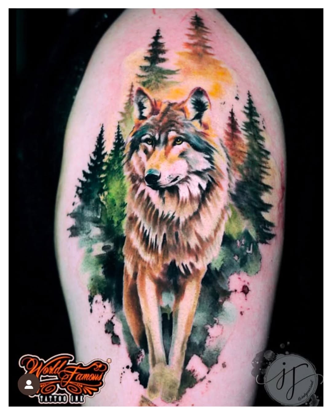 Tattoo by @inkyoursoul — realism, watercolor