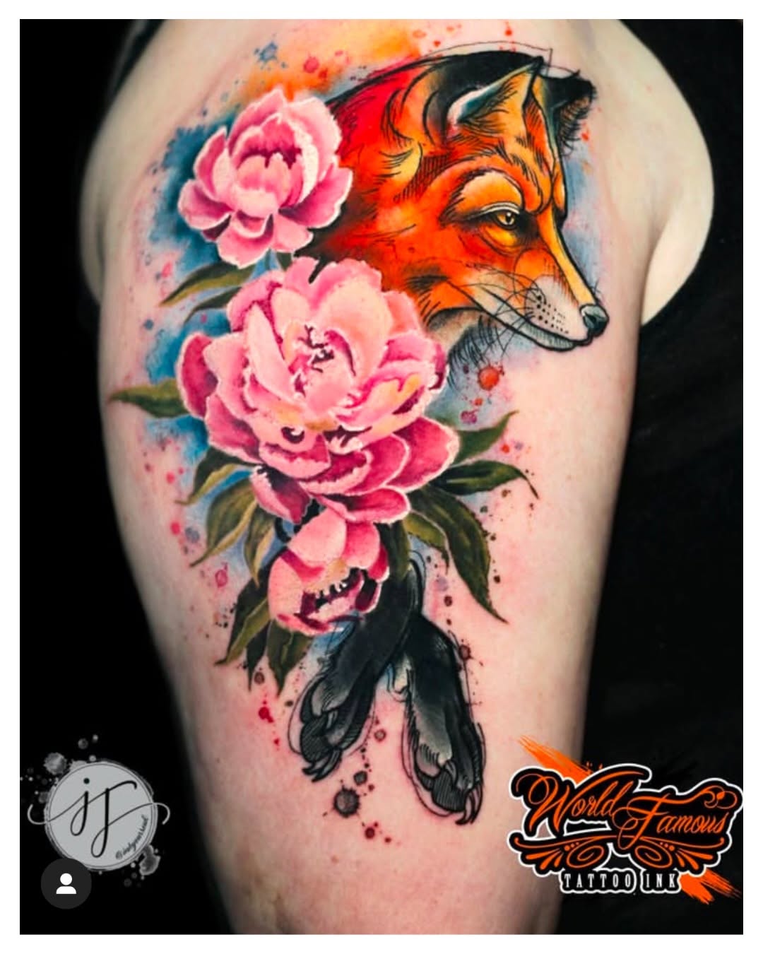 Tattoo by @inkyoursoul — realism, watercolor