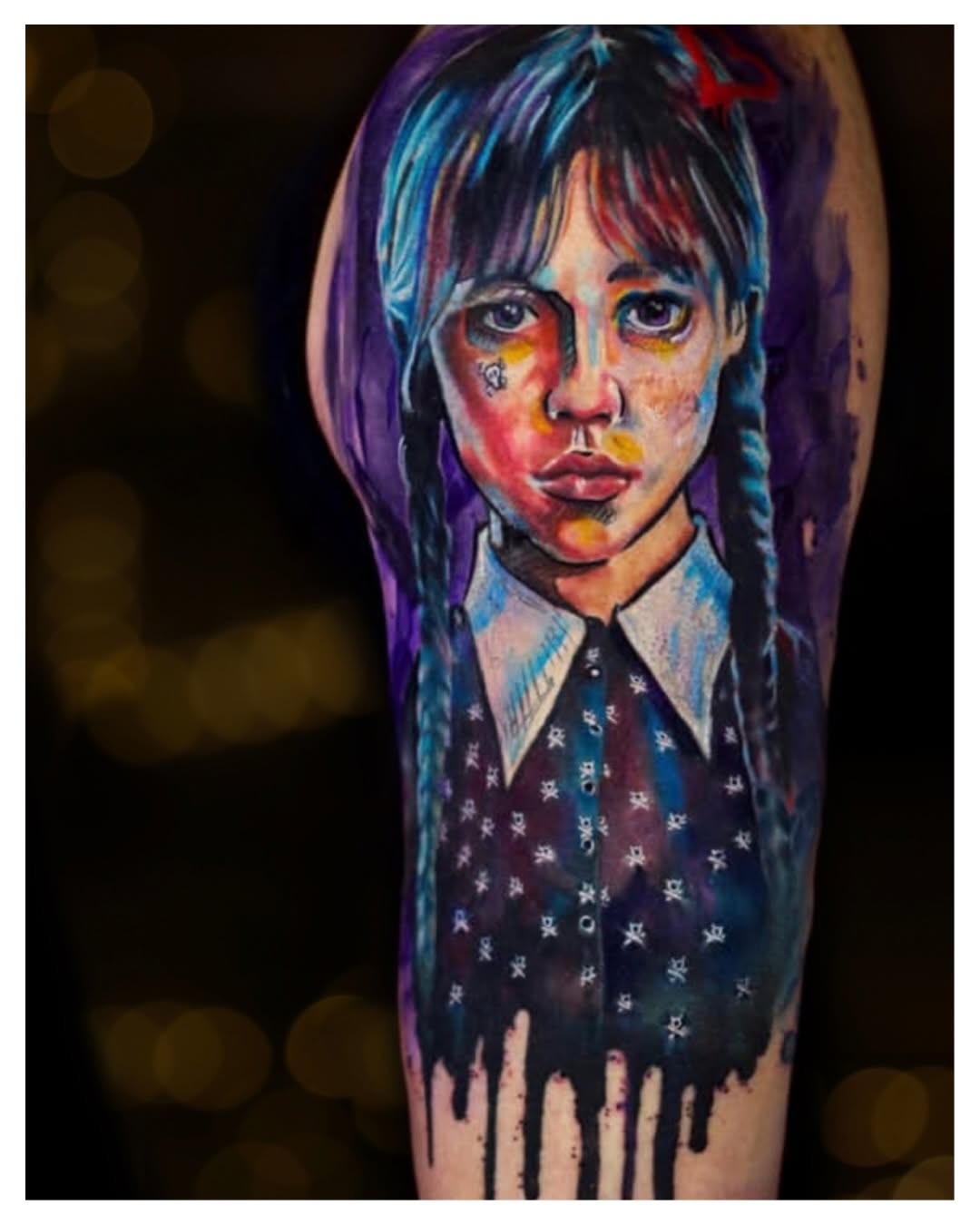 Tattoo by @inkyoursoul — realism, watercolor