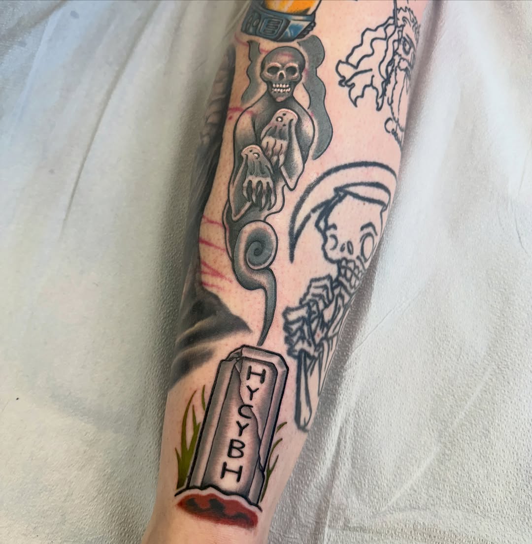 Tattoo by @cody_tweedy โ american_traditional, black_and_grey