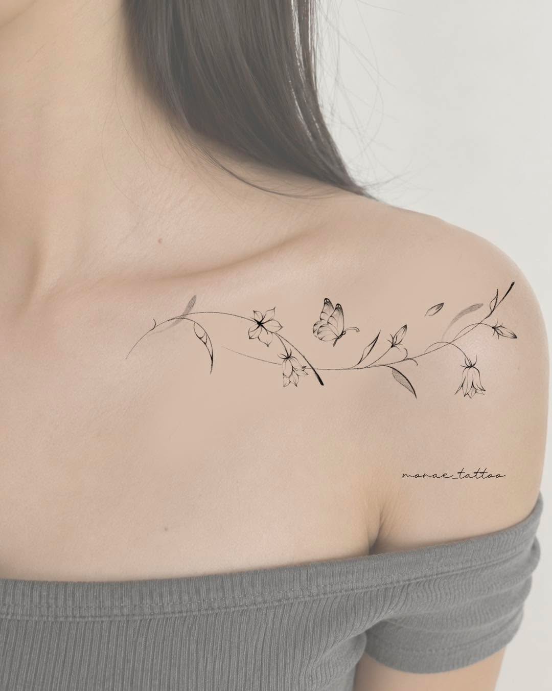 Tattoo by @morae_tattoo — fine_line, minimalist