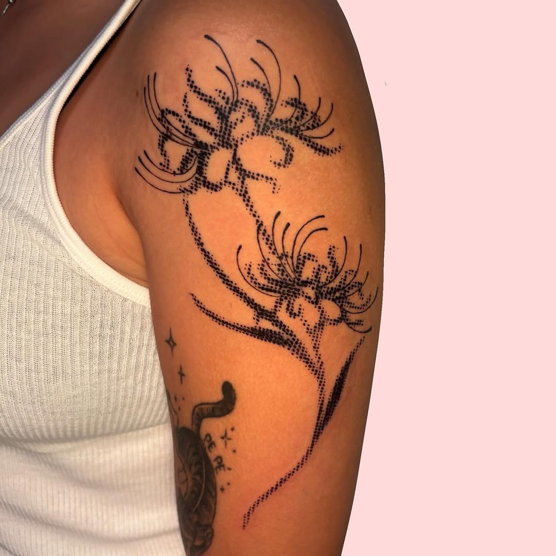 Tattoo by @jo.tattoos47 — dotwork, fine_line
