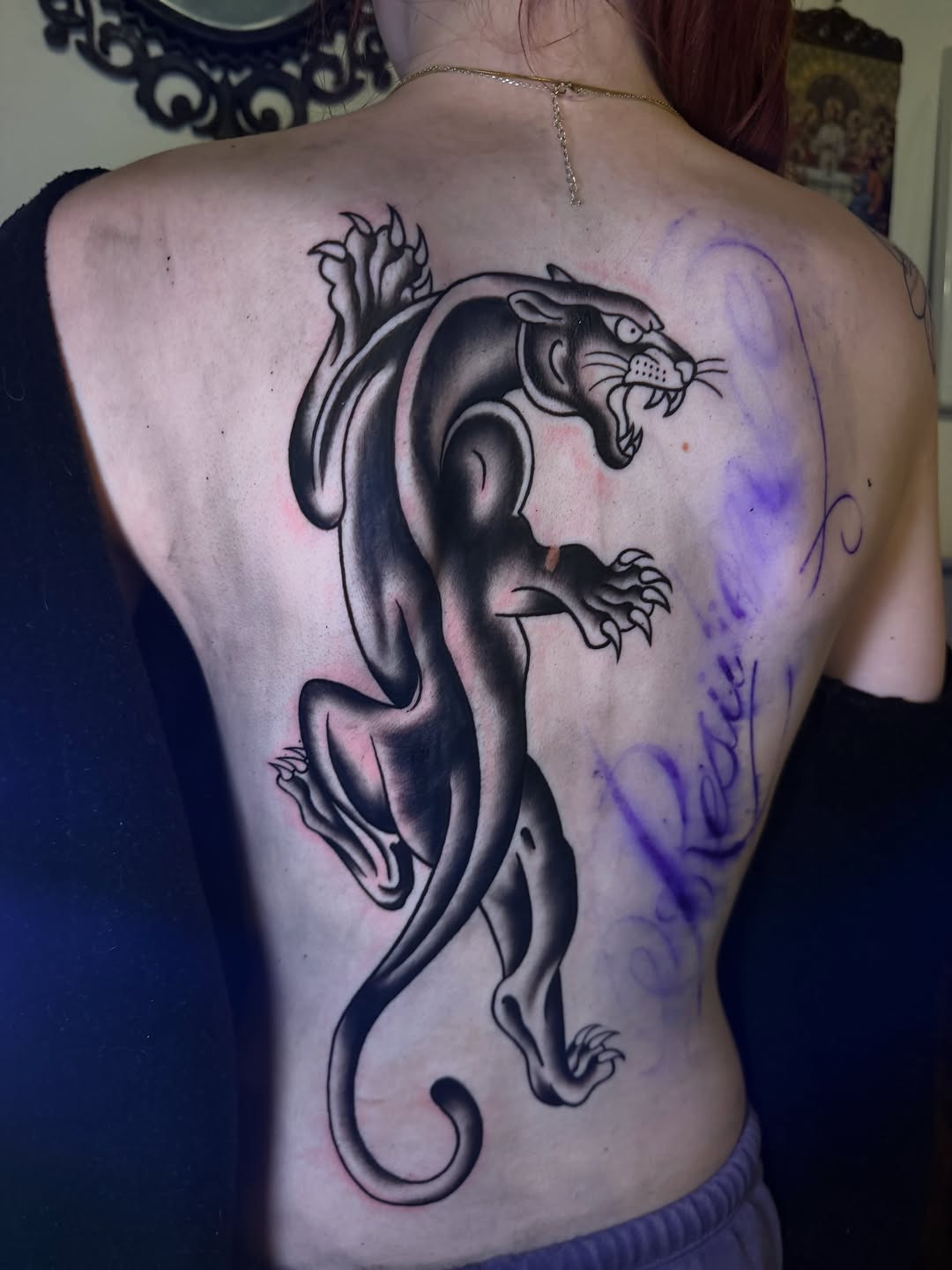 Tattoo by @ava_defalco — american_traditional, black_and_grey