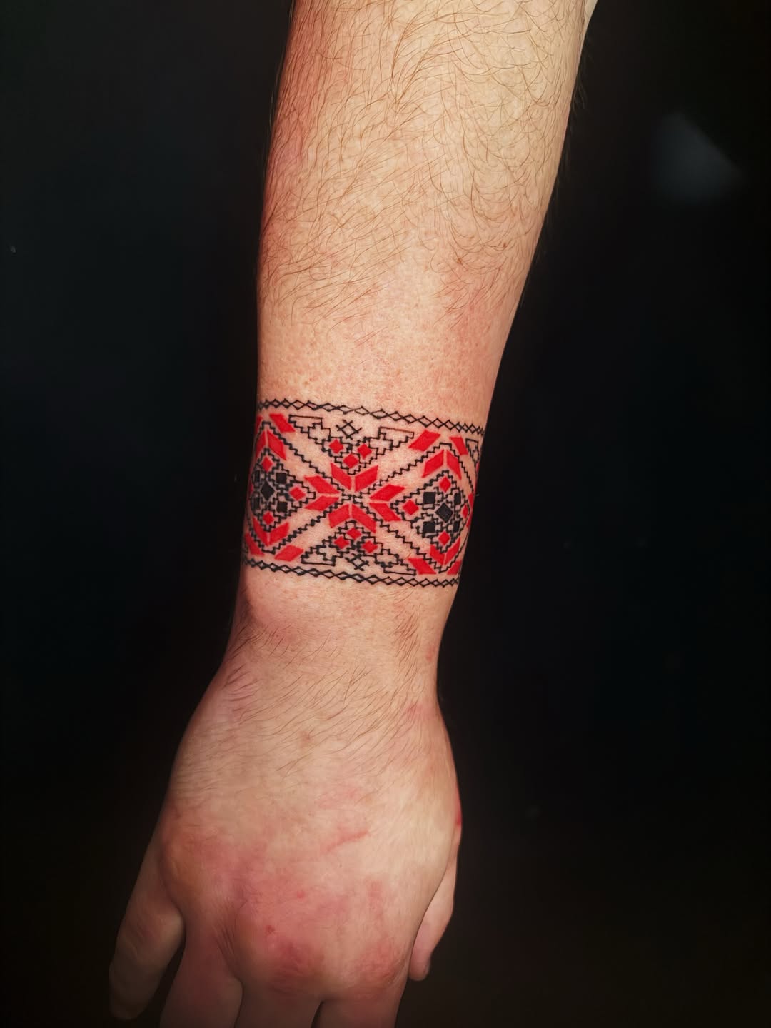 Tattoo by @shengguevaratattoos — geometric, ornamental