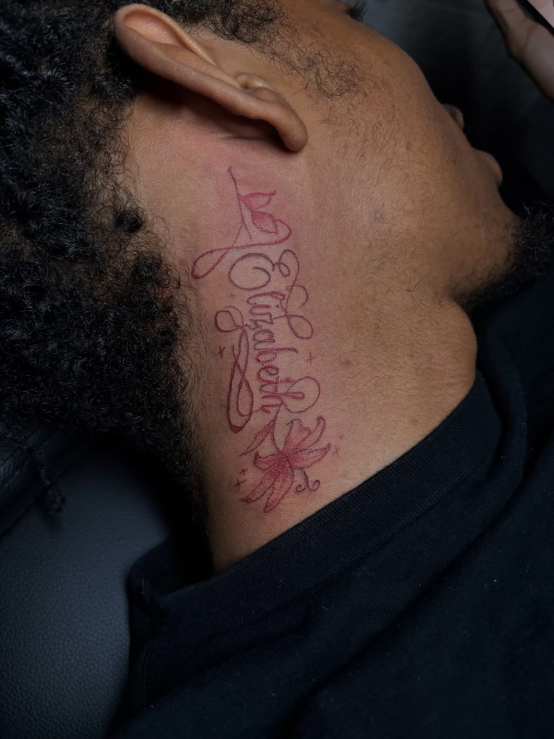 Tattoo by @winniinks — lettering_script, fine_line
