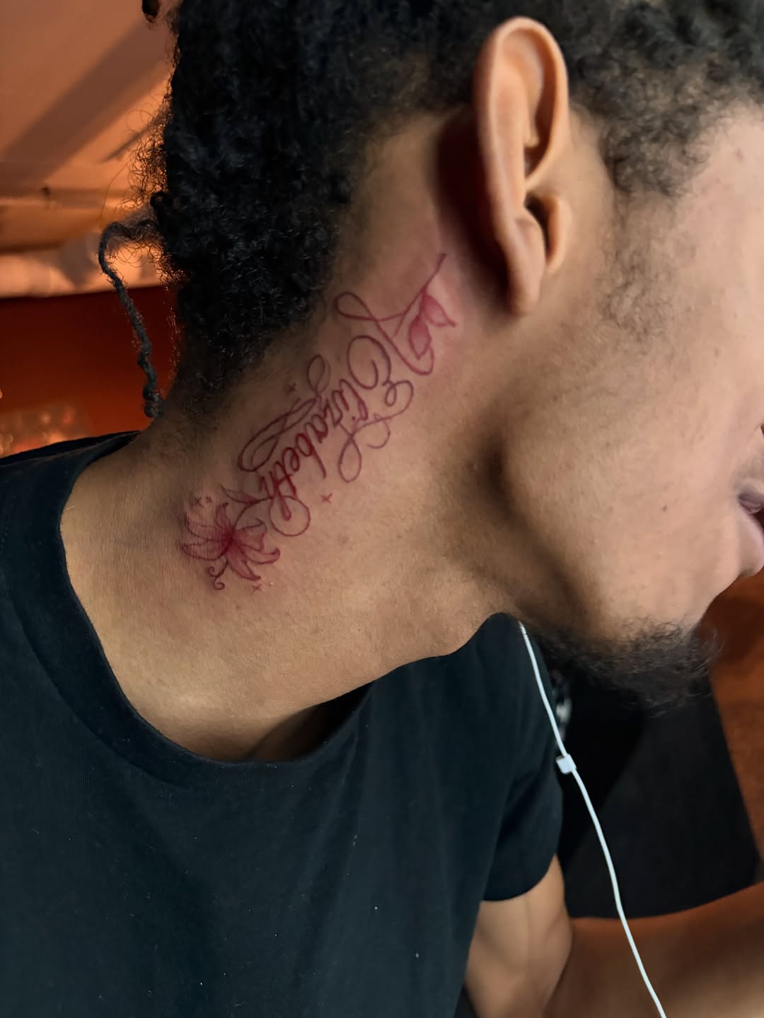 Tattoo by @winniinks — lettering_script, fine_line
