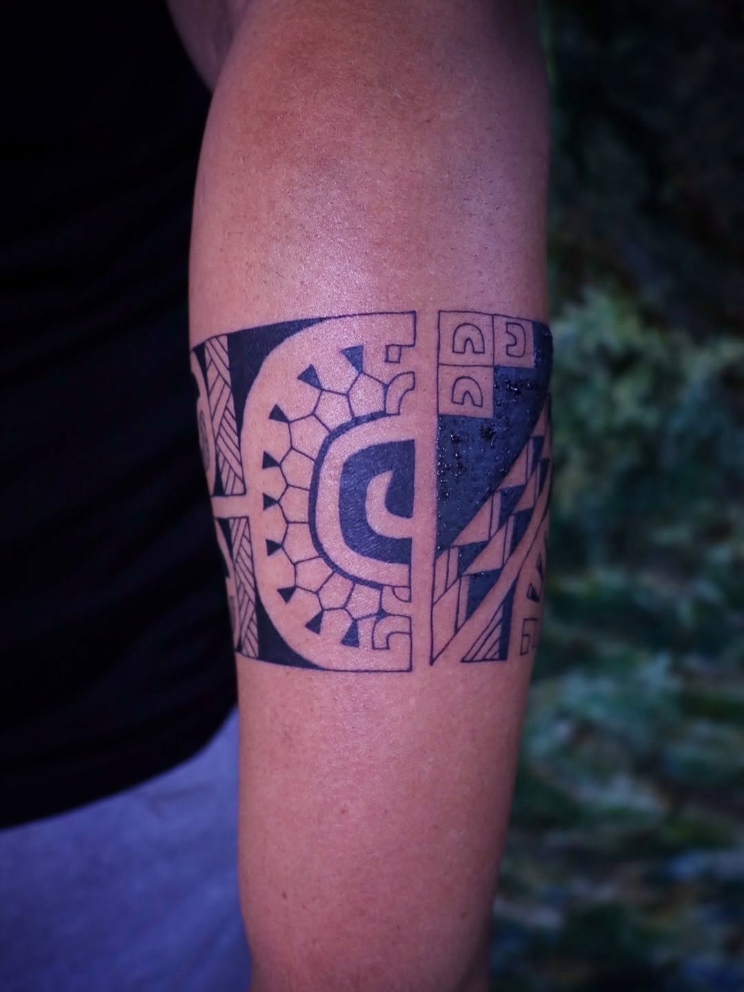 Tattoo by @oro_tatau_hk — tribal, geometric