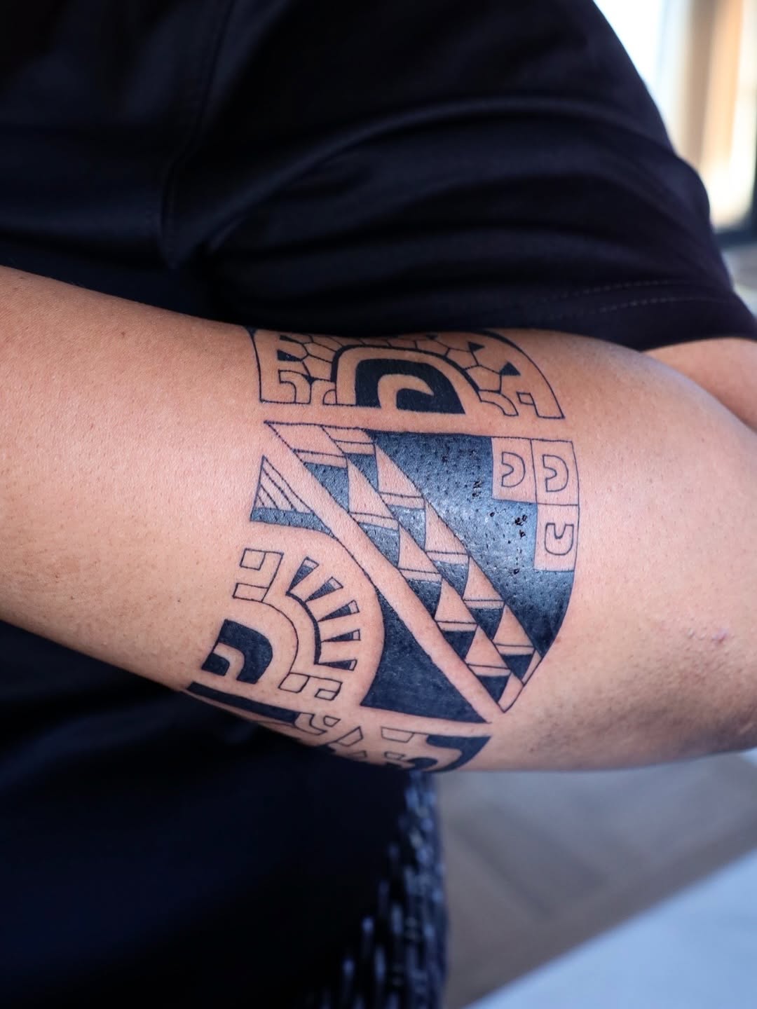 Tattoo by @oro_tatau_hk — tribal, geometric
