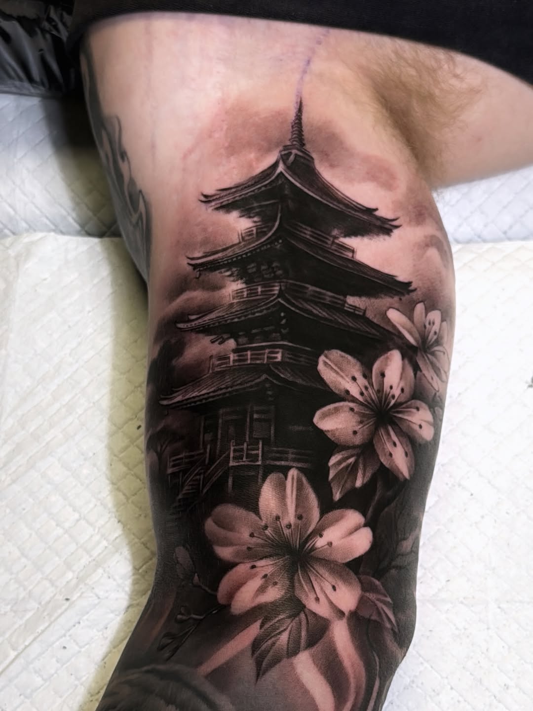 Tattoo by @sk.tattoo._ — japanese_irezumi, black_and_grey