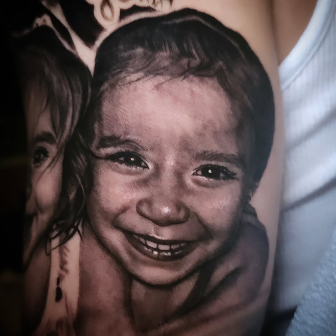 Tattoo by @lougottitattoo — realism, black_and_grey