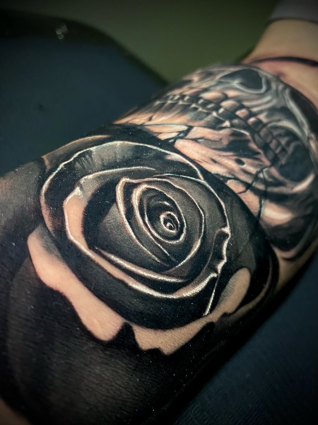 Tattoo by @aifos_arts94 — realism, black_and_grey