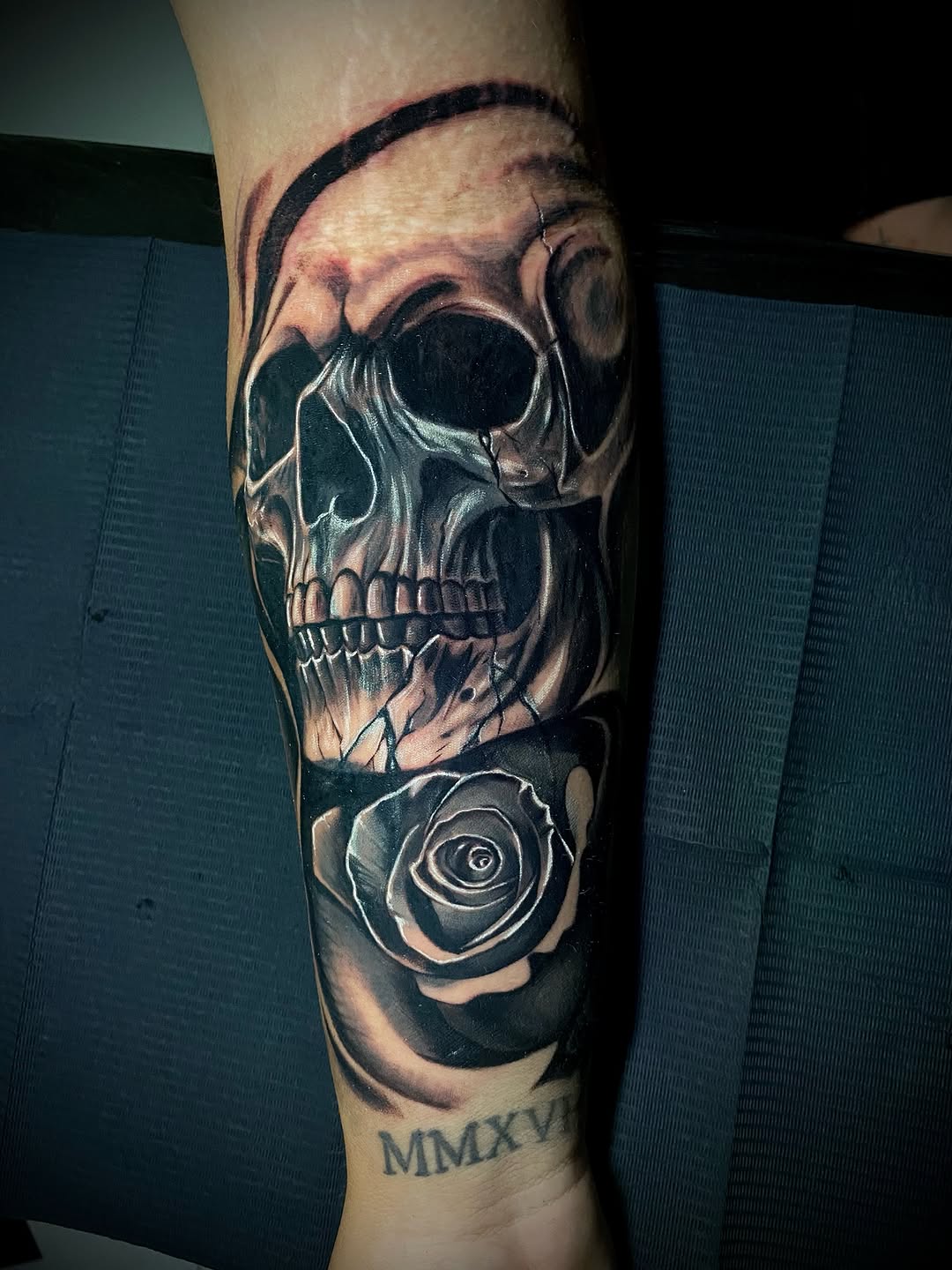 Tattoo by @aifos_arts94 — realism, black_and_grey