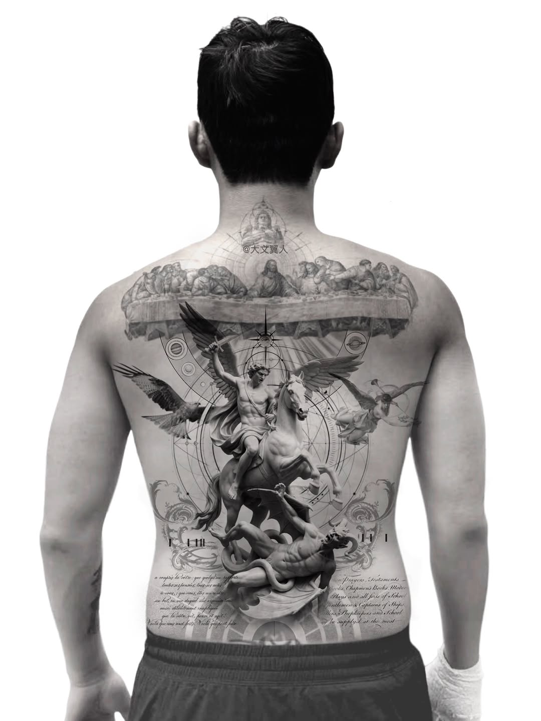 Tattoo by @2hou_tattooist — realism, black_and_grey