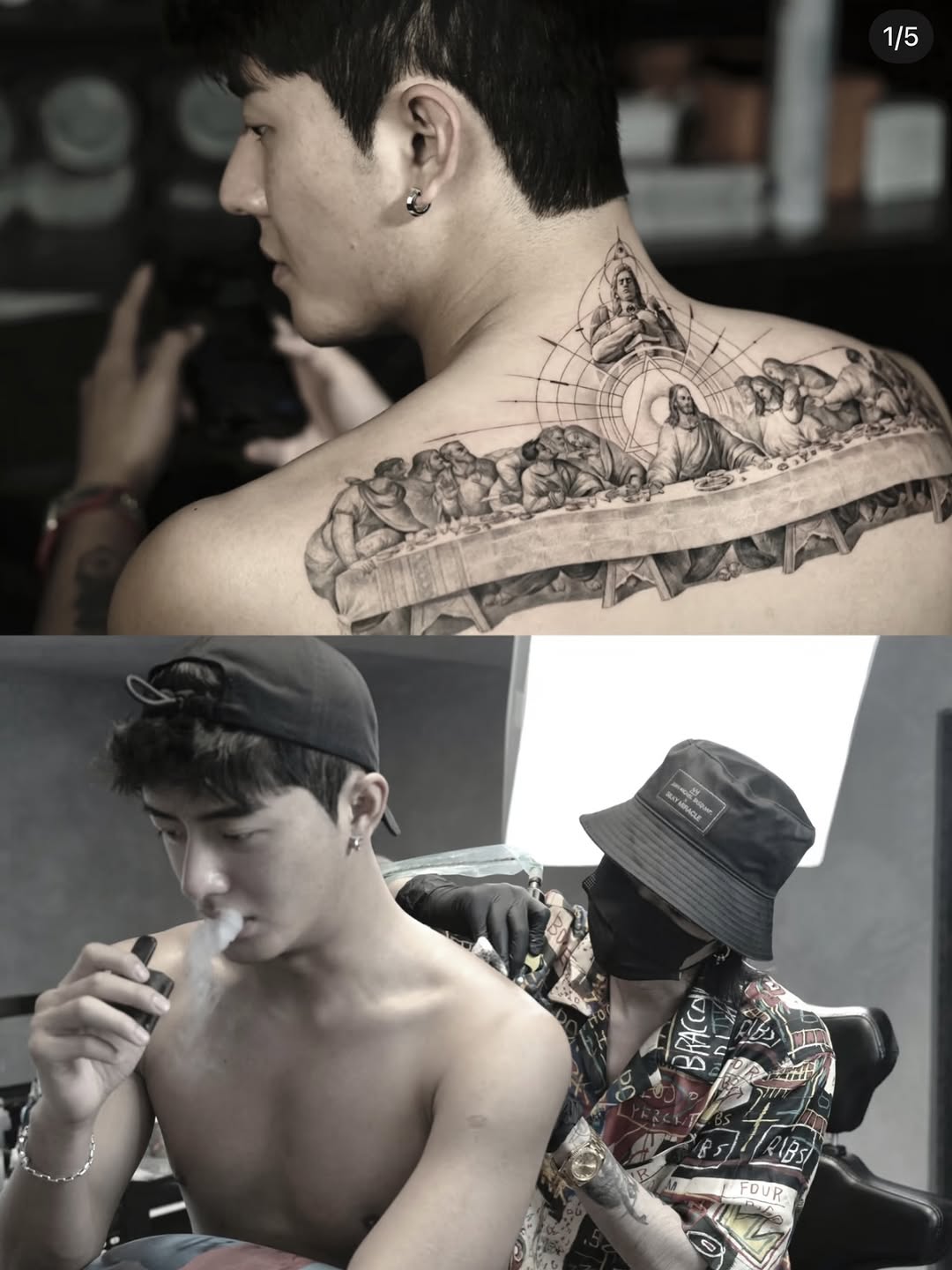Tattoo by @2hou_tattooist — realism, black_and_grey