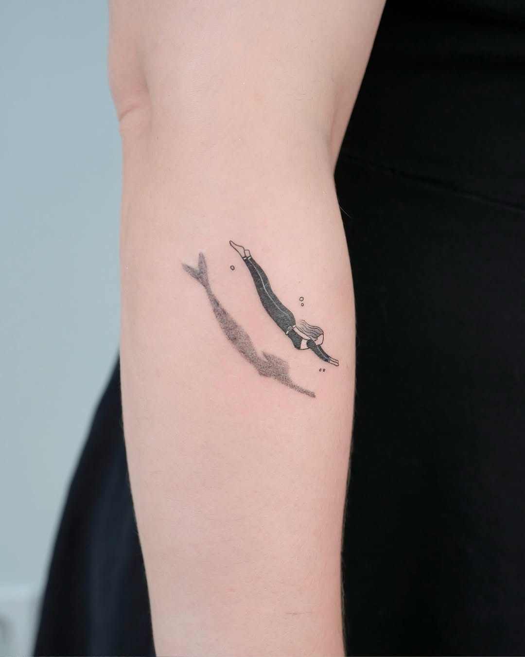 Tattoo by @ink.danu โ fine_line