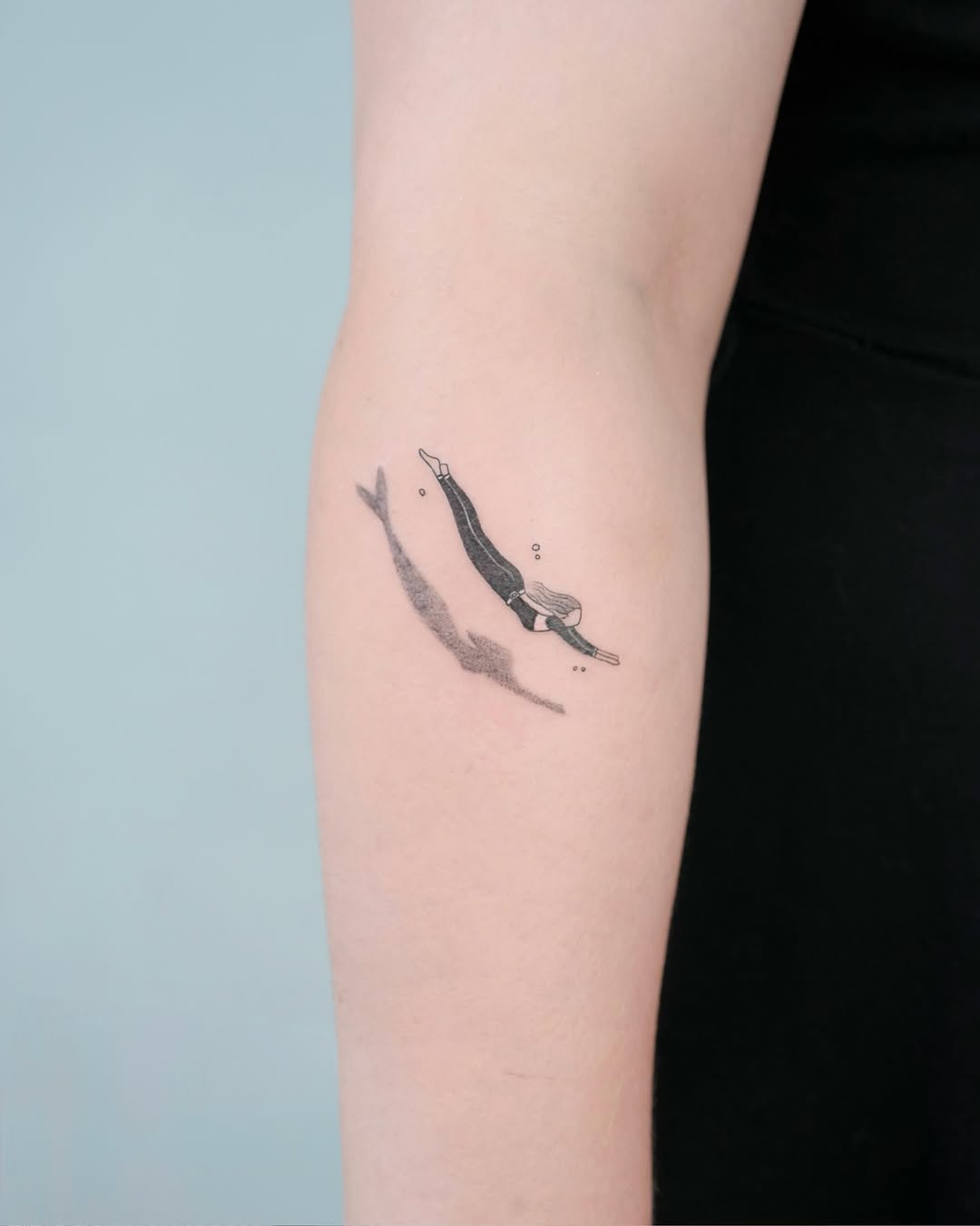 Tattoo by @ink.danu โ fine_line, illustrative