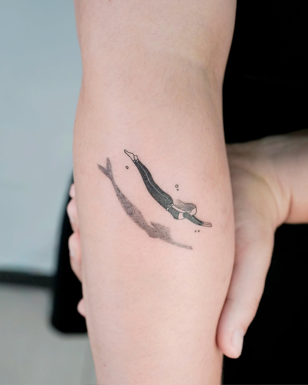 Tattoo by @ink.danu โ fine_line, illustrative