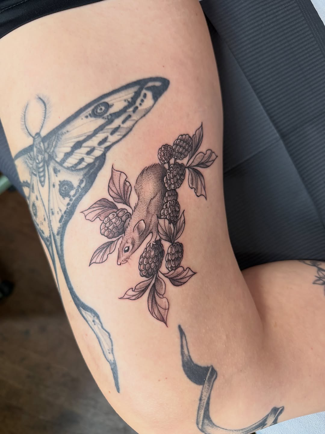 Tattoo by @chaotic_zen_arts — black_and_grey, realism