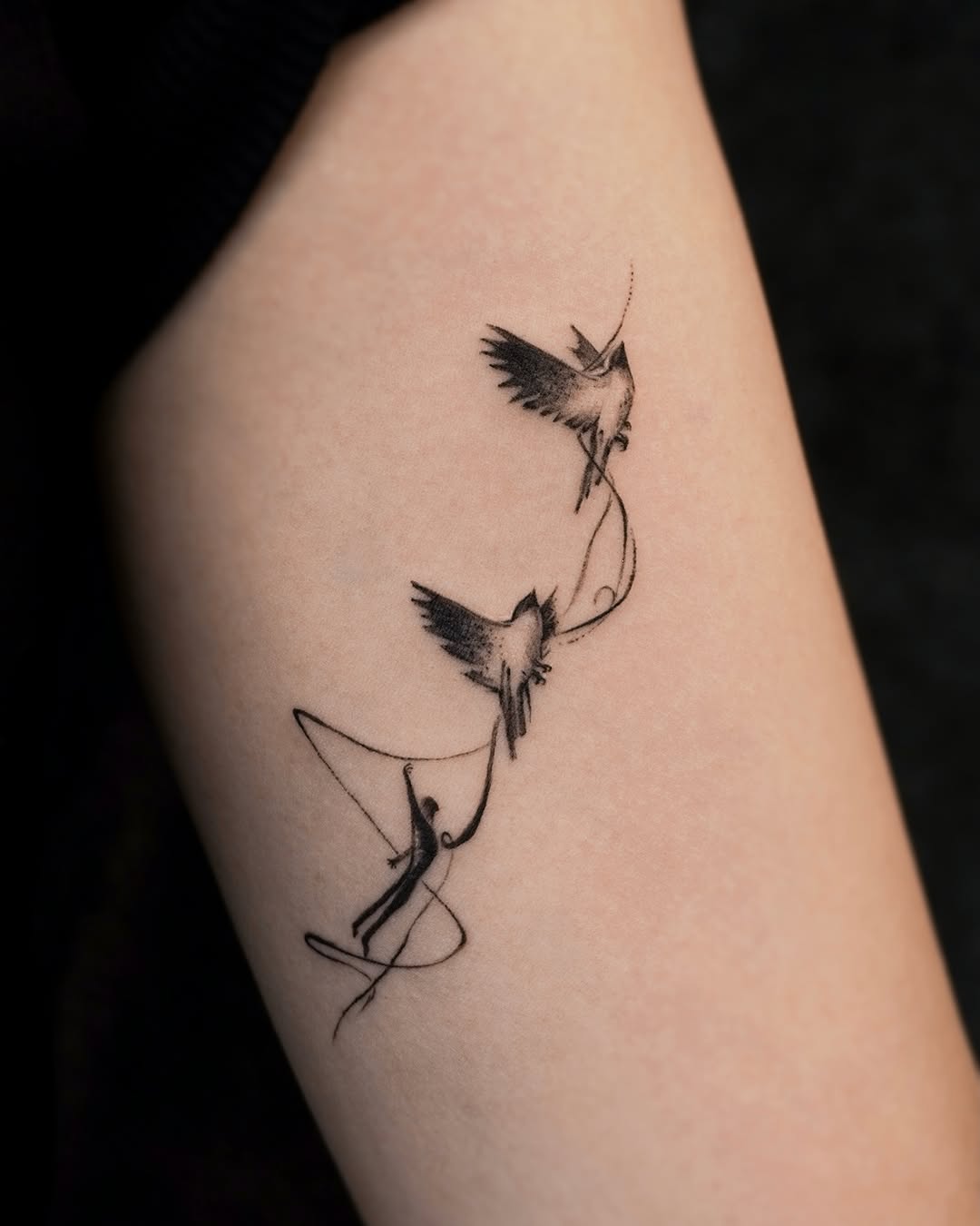 Tattoo by @maru.tattooist — fine_line, illustrative