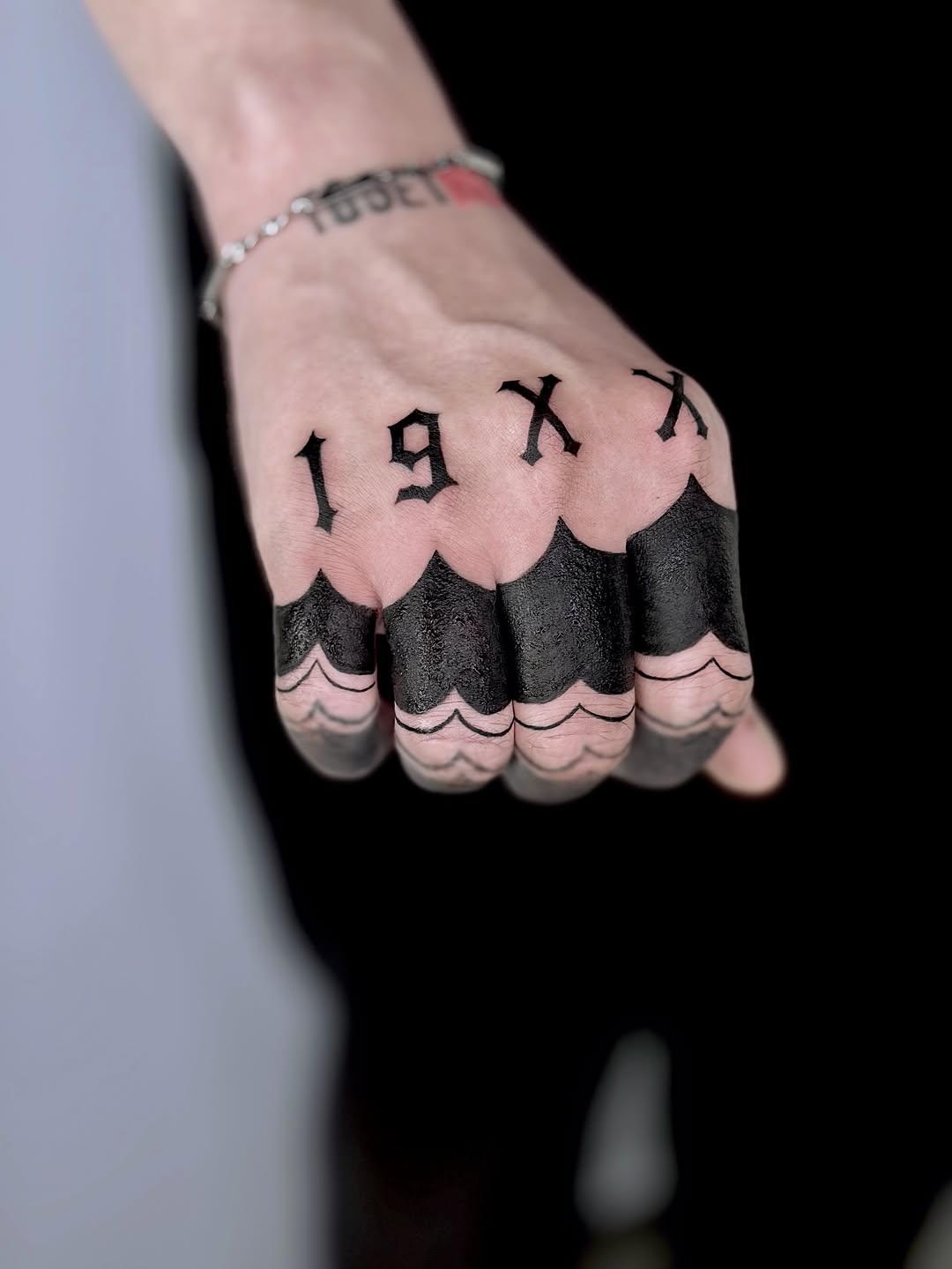 Tattoo by @heuk.me_tattoo — lettering_script, blackwork