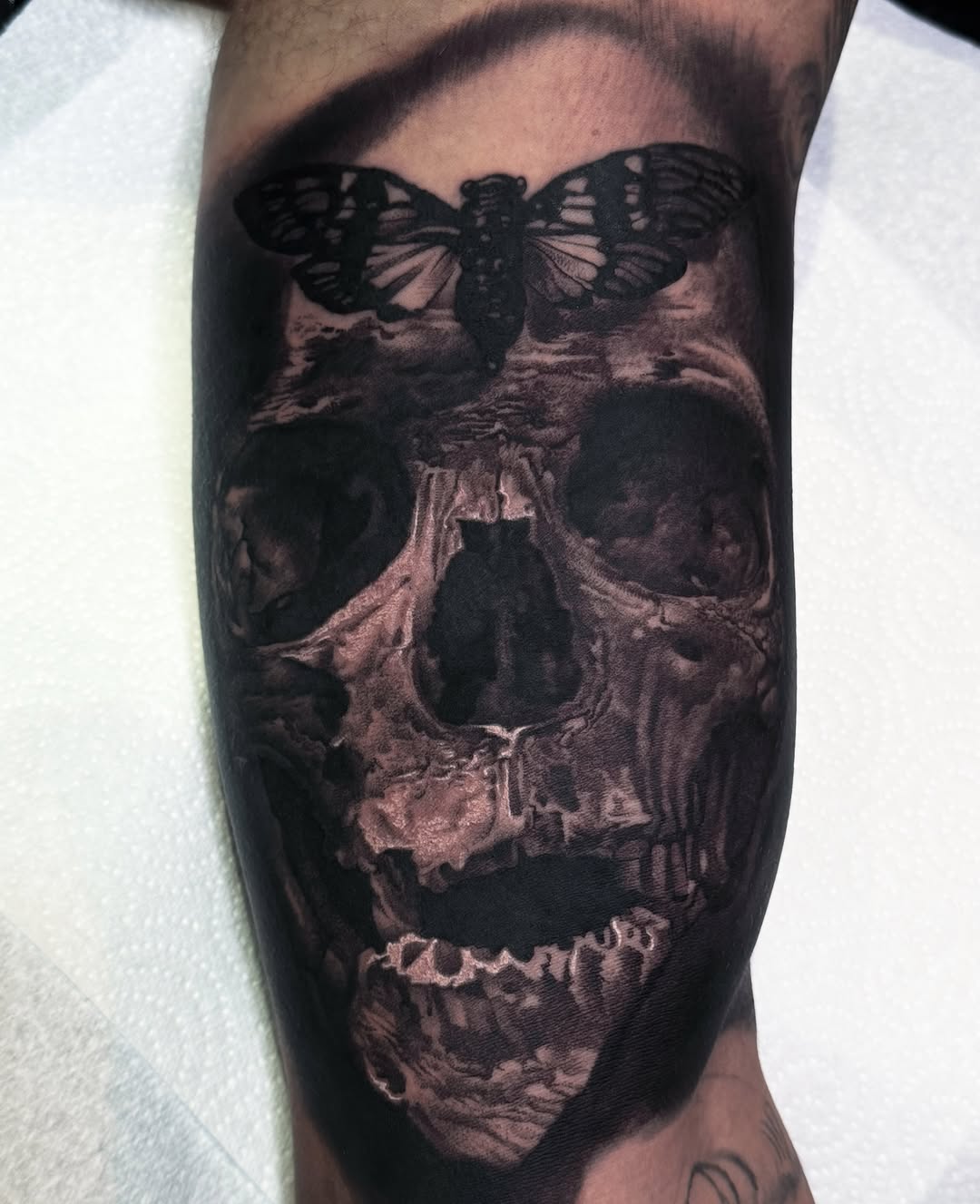 Tattoo by @rikkileetattoo โ realism, dark_realism