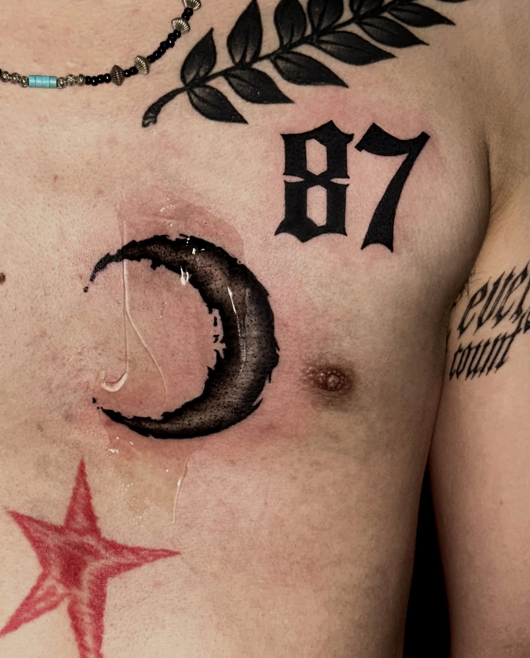 Tattoo by @e.seul.tt โ blackwork, lettering_script