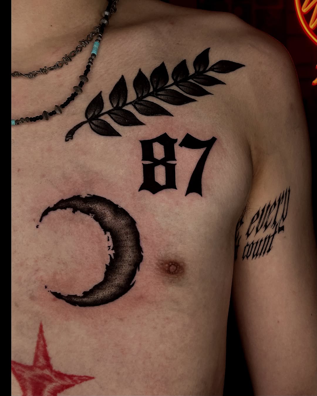 Tattoo by @e.seul.tt โ blackwork, lettering_script