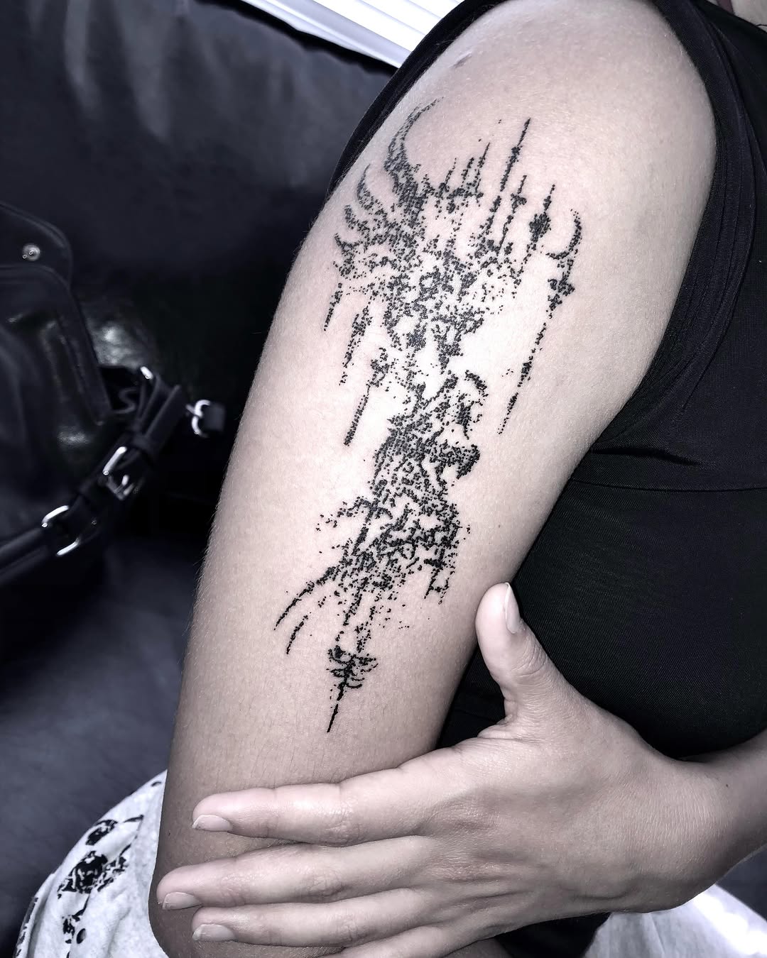 Tattoo by @lxk.e4_u β dotwork, blackwork