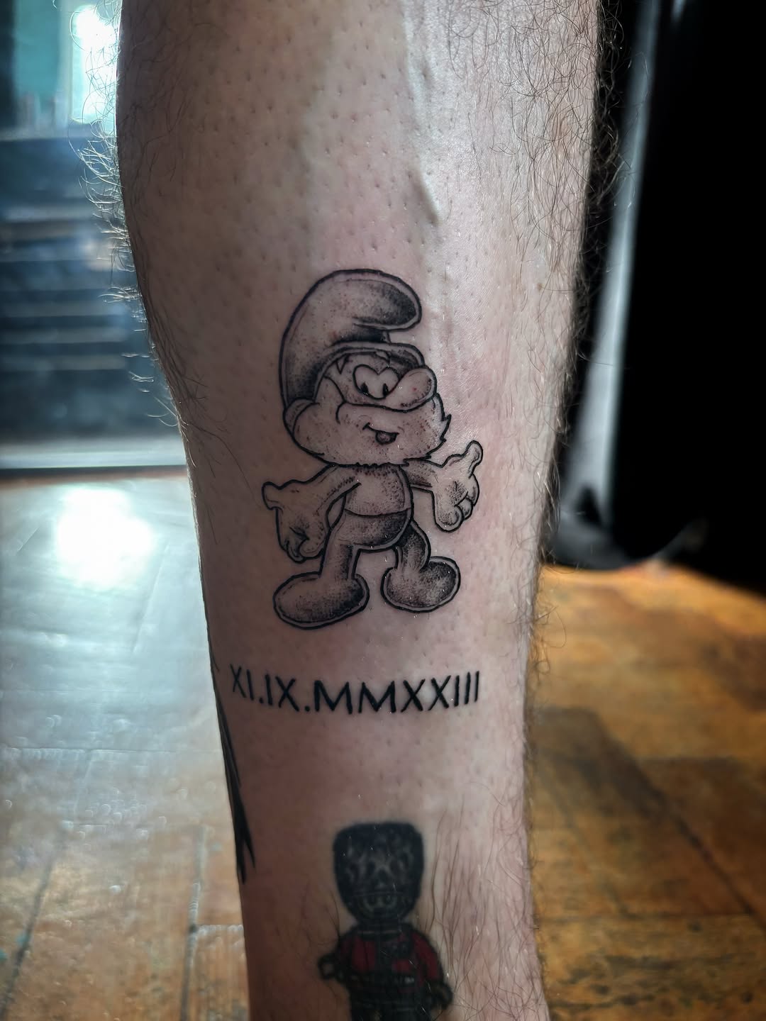Tattoo by @scorchedbones_ โ black_and_grey, realism