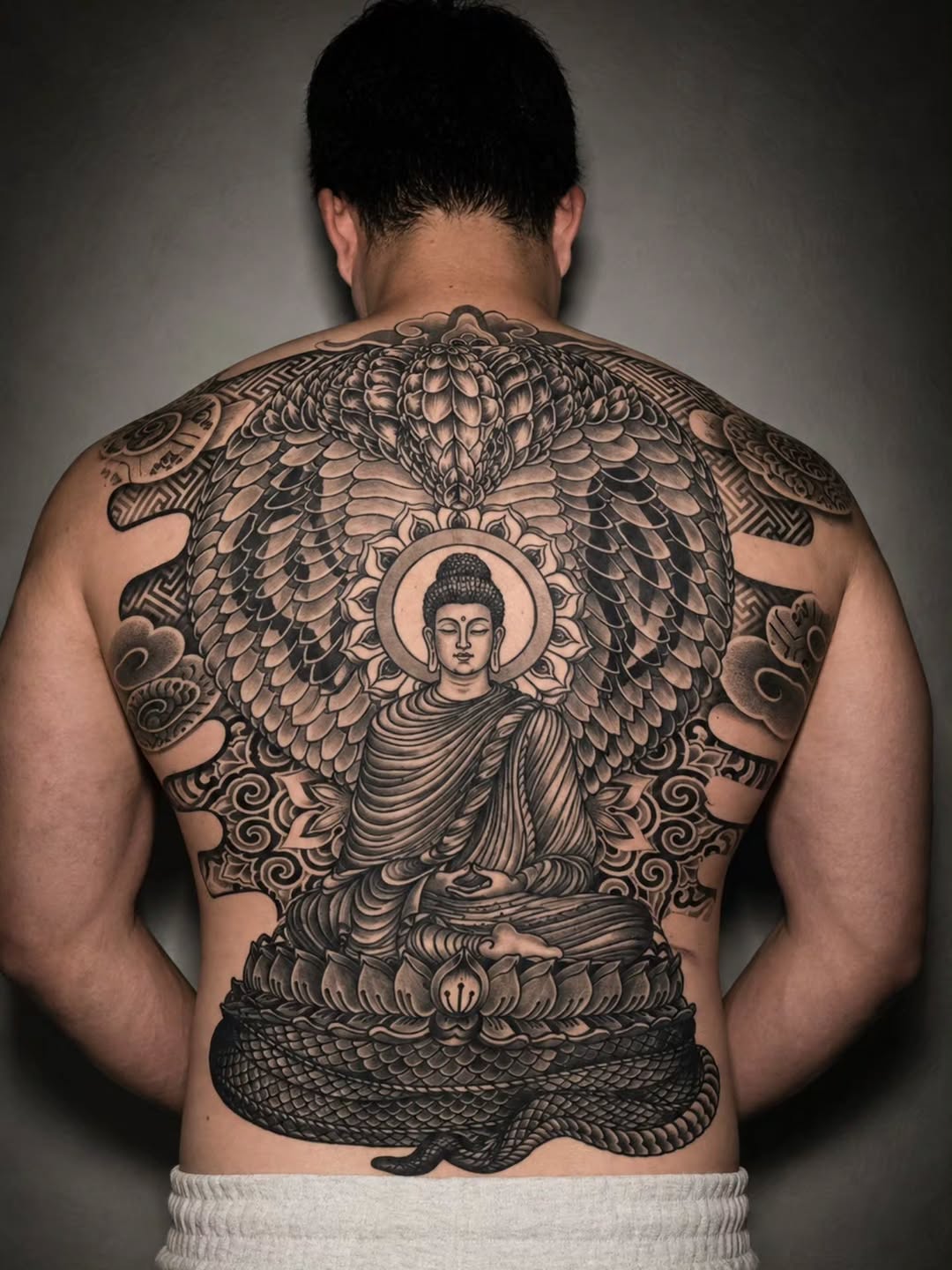 Tattoo by @toa_monti β japanese_irezumi, black_and_grey